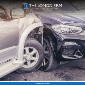 Two cars with front-end damage after a car accident in Colorado